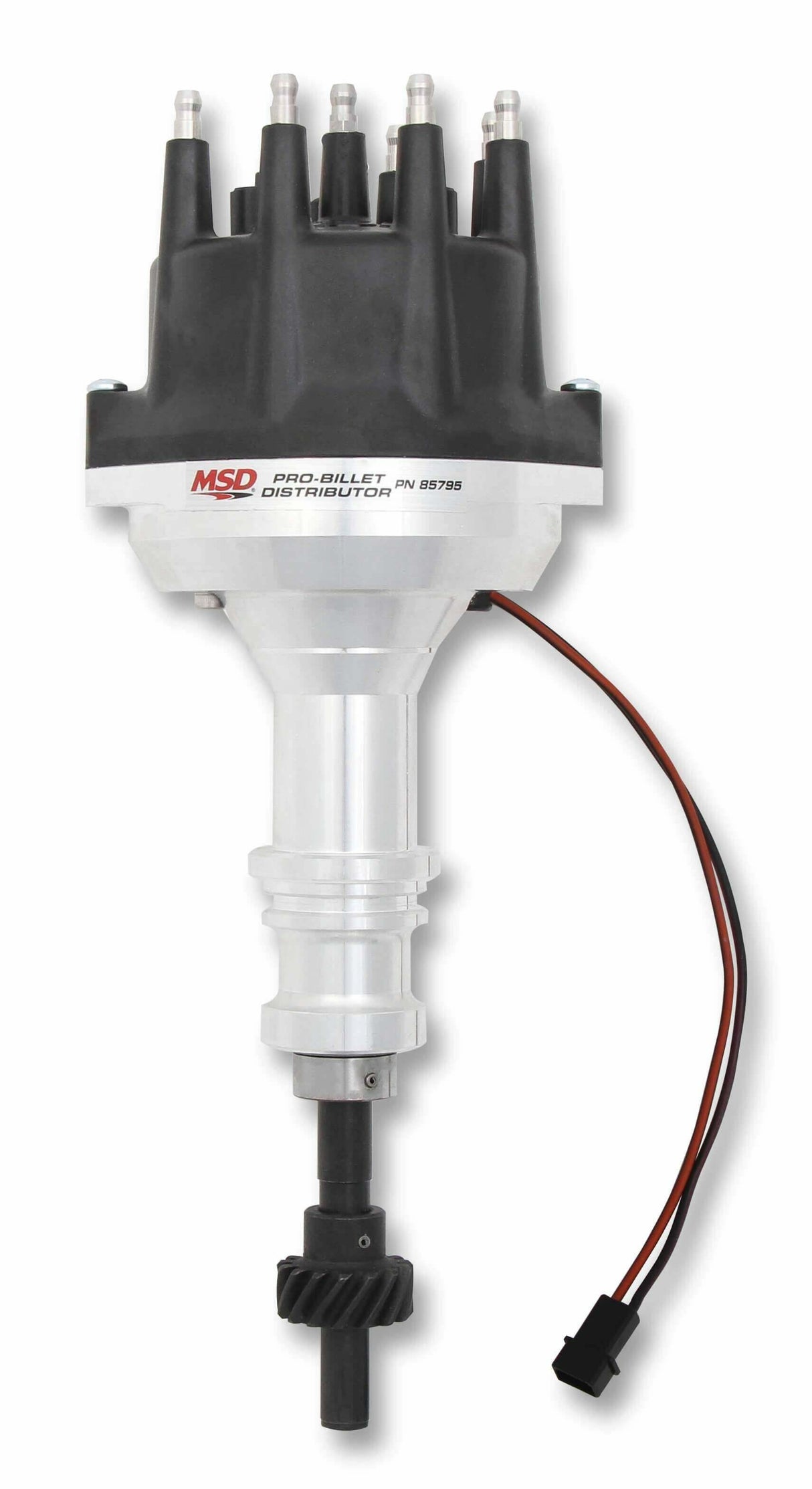 MSD ignition distributor black stainless steel 85795