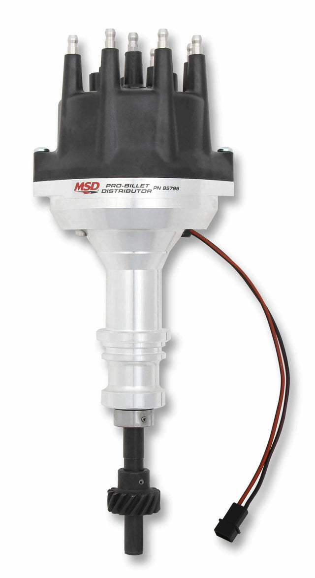 MSD ignition distributor black stainless steel 85795