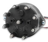 MSD ignition distributor black stainless steel 85795