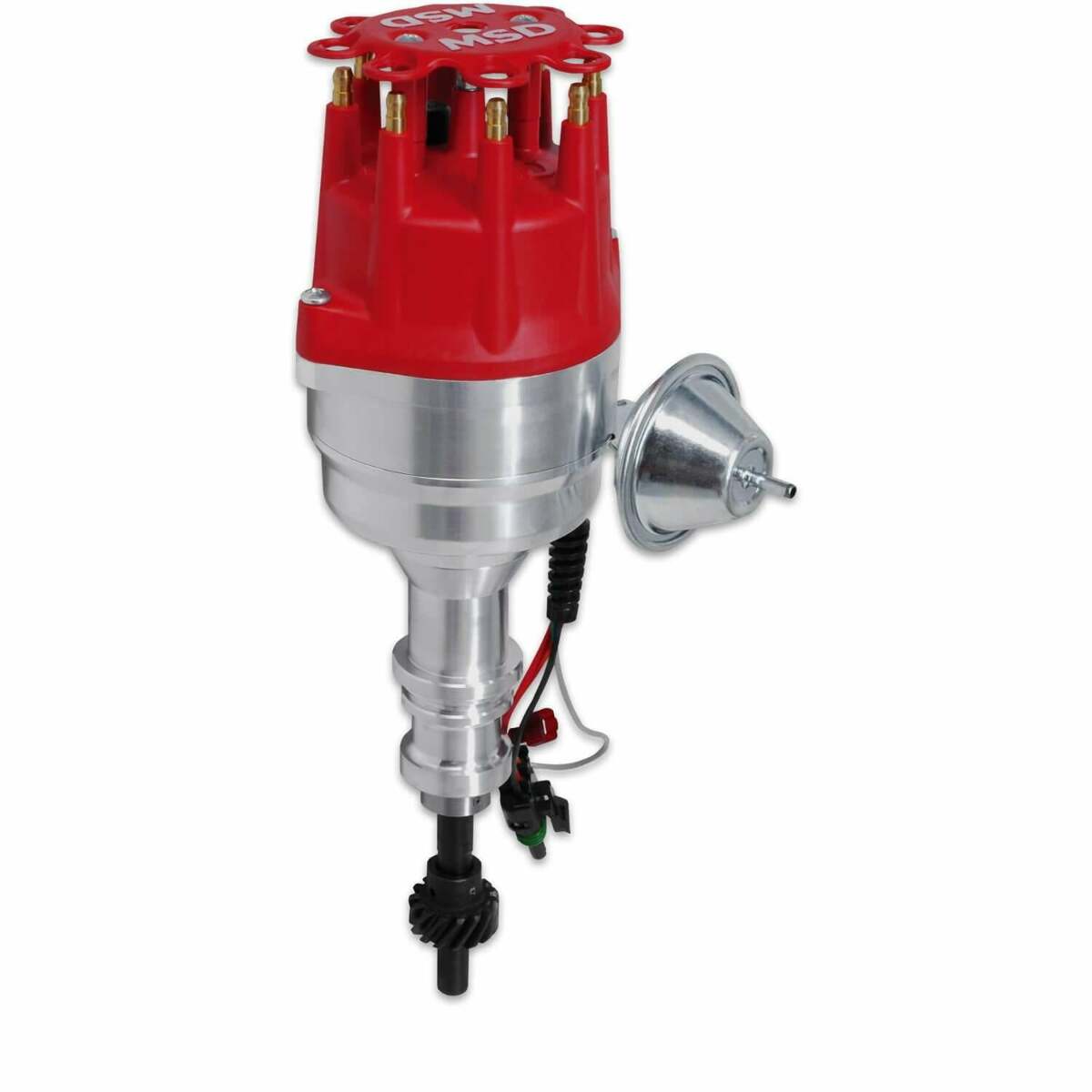 MSD ignition distributor for 1969-1974 Ford Mustang red aluminum steel 83541