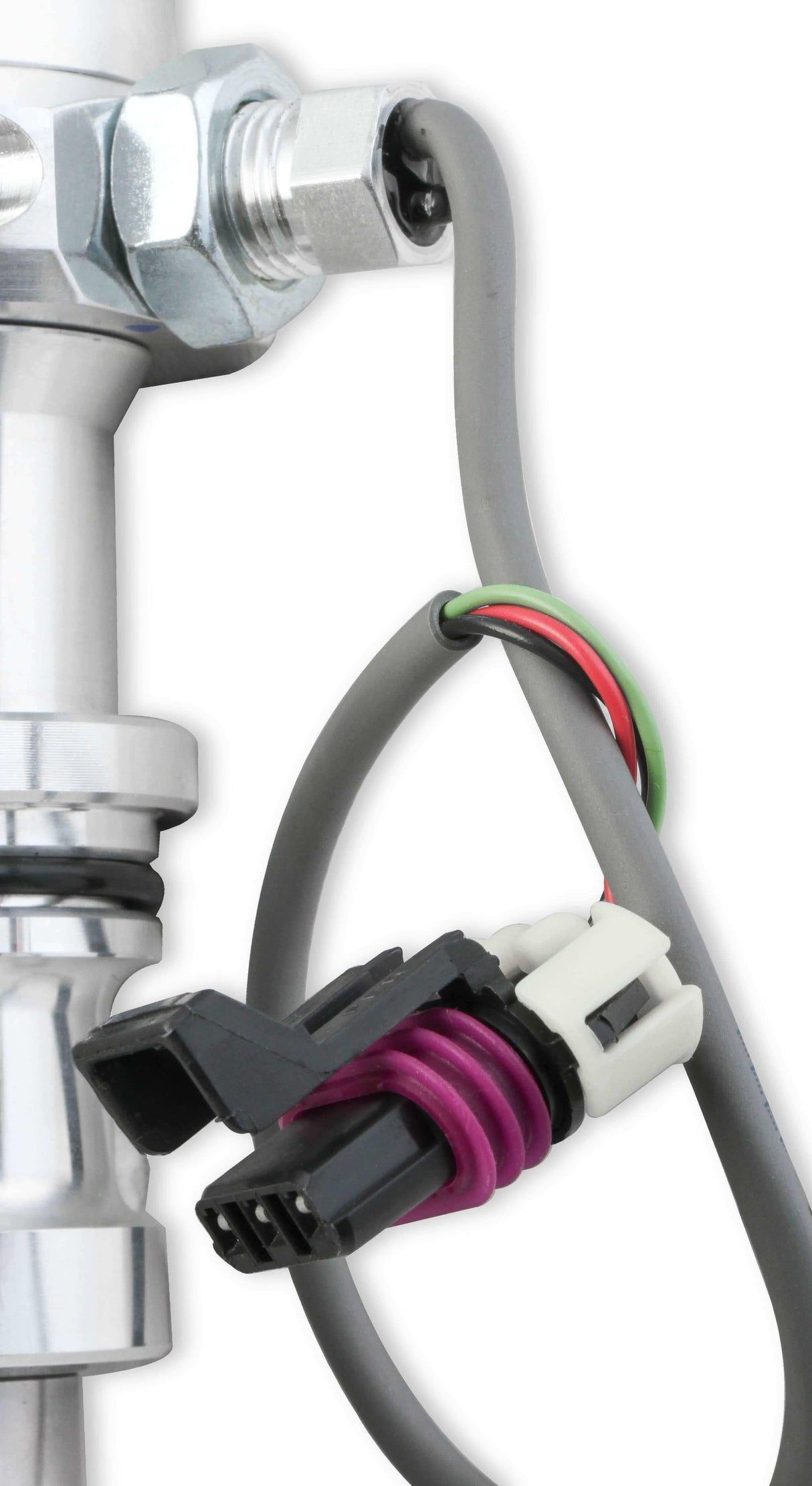 MSD ignition distributor black silver steel 85061