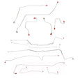 Complete Brake Line Kit for Ford, Mercury
