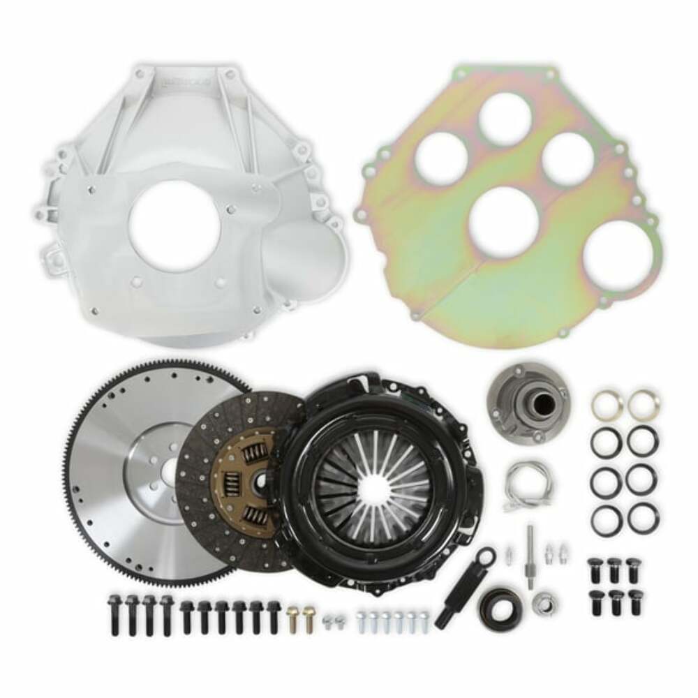 t Ford TKX/TKO Installation Kit for 28oz. Externally Balanced Small Block 319-600 Holley
