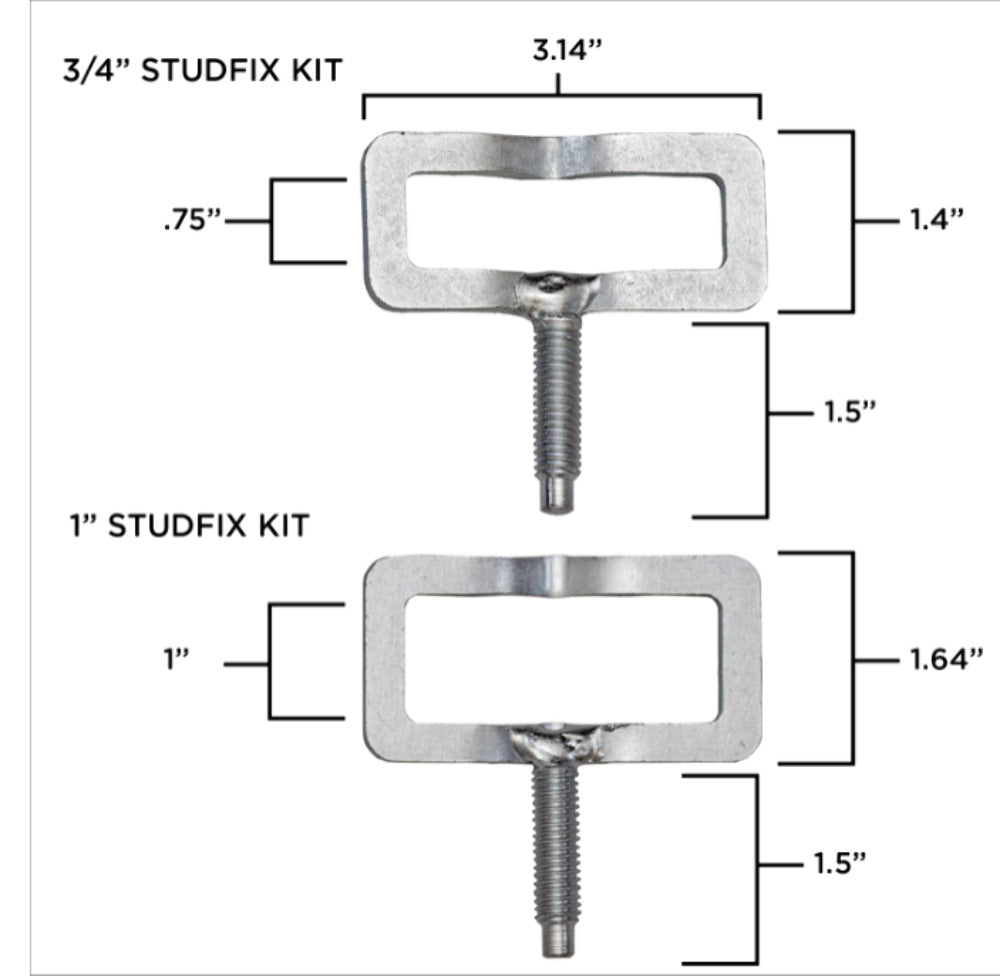 t Ford Truck exhaust manifold repair kit Hush studfix 8001 AP