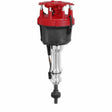 MSD ignition distributor red clear steel 8580