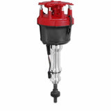 MSD ignition distributor red clear steel 8580