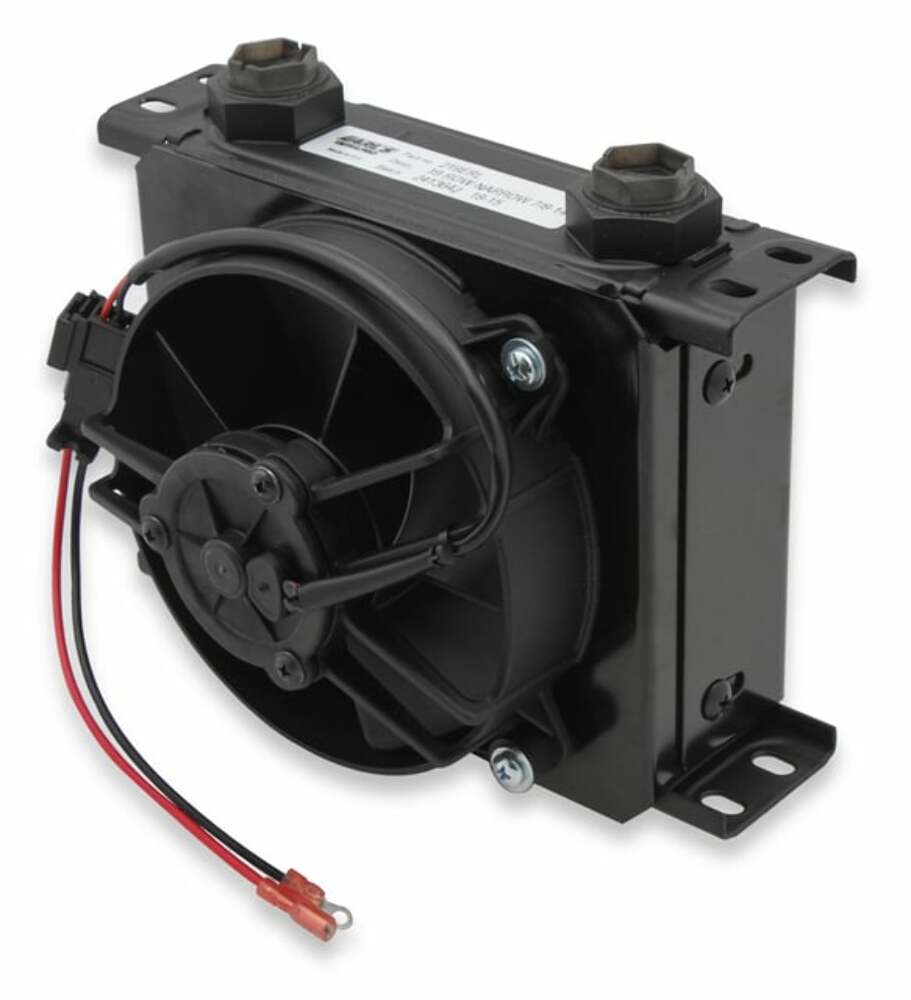 Earls UltraPro Oil Cooler w/Fan 19 Rows Cooler 10 O-Ring BossFemalePort FP219ERL