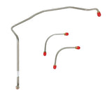 1969 Chevrolet Camaro Pump to Carburetor Fuel Line 3 Line Kit+Fuel BLK FPC6975SS