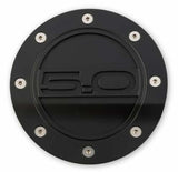 Fuel Door Black 5.0 Logo fits FordMustang 15-21 Drake MuscleCars FR3Z-6640526-5A muscle car 6124057