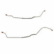 Brake Line for 1967 Chevy Camaro Rear Axle Lines with Single Leaf Rear Spring stainless steel