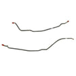 Brake Line for 1968 Chevy Camaro Rear Axle Lines with Single Leaf Rear Spring stainless steel