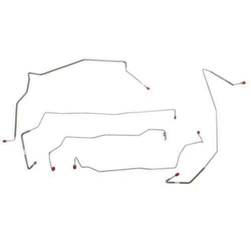t Front Brake Line fits 2002 - 2004 Ford F-250 SD w/ AWABS Stainless TKT0245SS Fine Lines