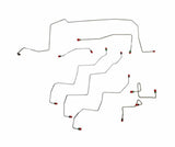 Front Brake Line Kit for 2002-2003 Dodge Durango R/T AWABS ABS 4WD stainless steel