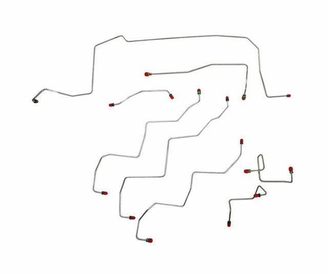Front Brake Line Kit for 2002-2003 Dodge Durango R/T AWABS ABS 4WD stainless steel