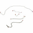 Front Brake Line Kit for 1969 disc brakes stainless steel