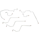 t Front Brake Line Kit For Dodge Ram 1500 2002-2005 w/ 4WD AWABS-WKT0204SS Fine Lines