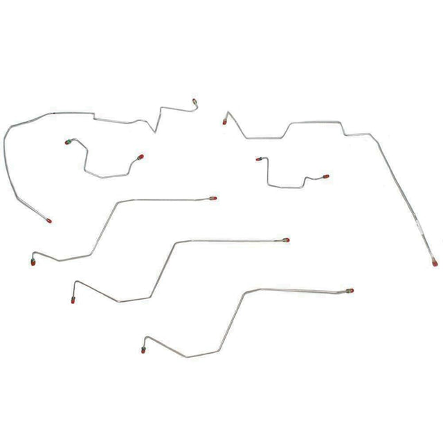 t Front Brake Line Kit For Dodge Ram 1500 2002-2005 w/ 4WD AWABS-WKT0204SS Fine Lines