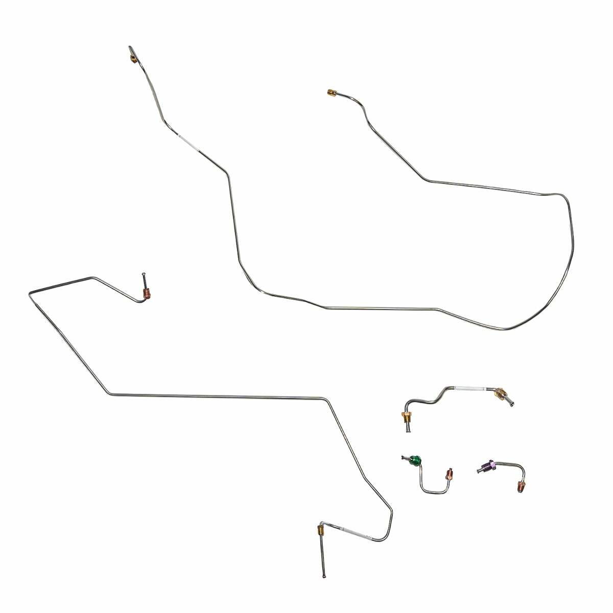 t Front Brake Line Kit For Dodge Ram 1500/2500/3500 1994-1995 w/ 4WD Rear ABS - WKT9403OM Fine Lines