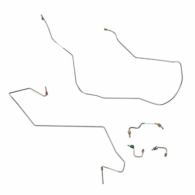 t Front Brake Line Kit For Dodge Ram 1500/2500/3500 1994-1995 w/ 4WD Rear ABS - WKT9403OM Fine Lines