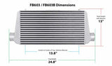 Air to Air Intercooler - FB603B aluminum polished