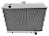 Aluminum Radiator - 2 Row - FB225 for 1973-1974 Dodge Road Runner polished