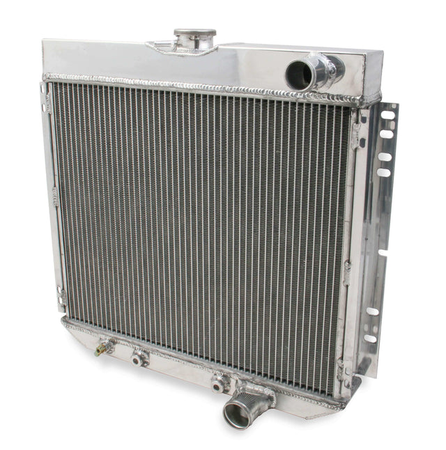Aluminum Radiator- 3 Row - FB127 for 1965-1966 Ford Mustang polished