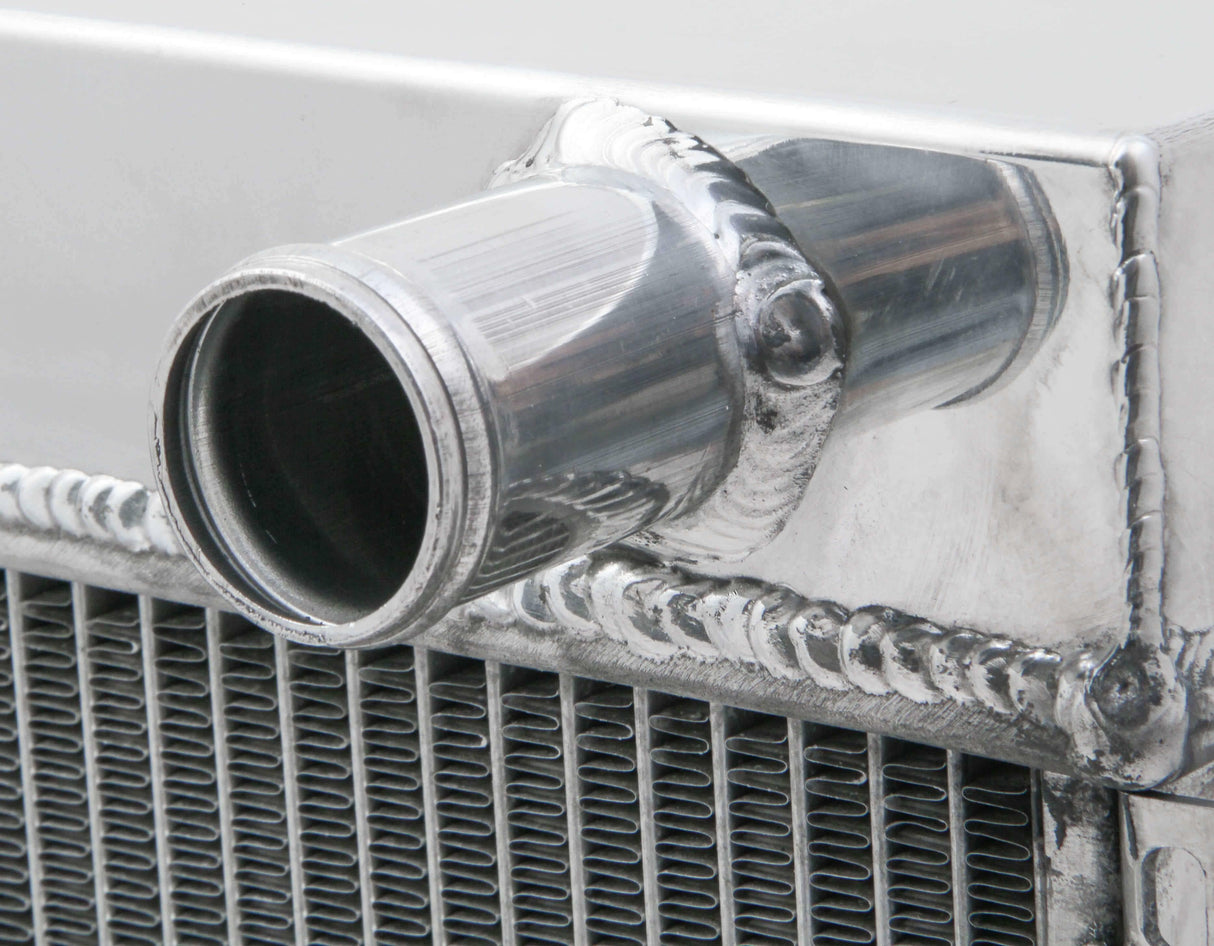 Aluminum Radiator- 3 Row - FB127 for 1965-1966 Ford Mustang polished