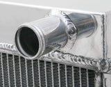 Aluminum Radiator- 3 Row - FB127 for 1965-1966 Ford Mustang polished