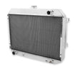 Aluminum Radiator- 3 Row - FB157 for 1969-1970 Ford Road Runner polished