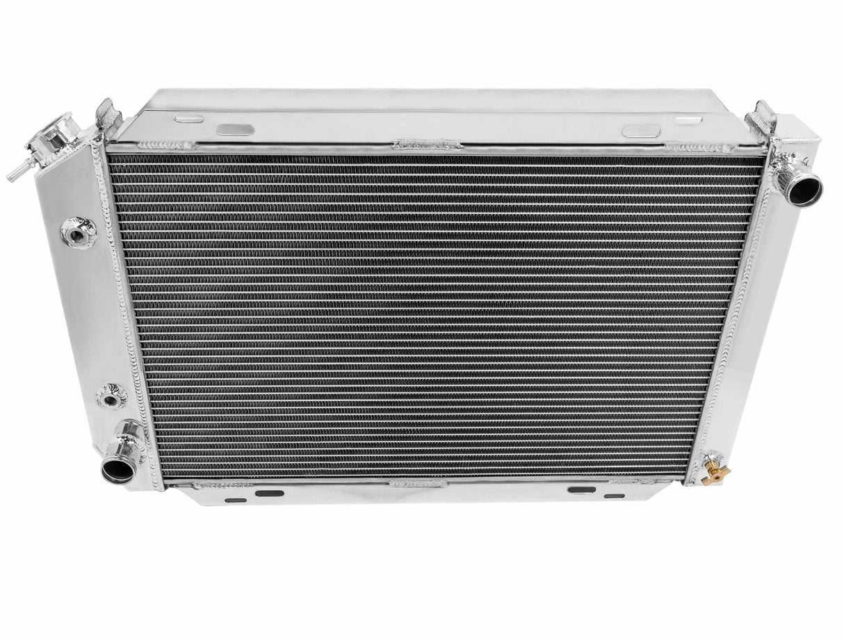 Aluminum Radiator- 3 Row - FB169 for 1981-1982 Ford Mustang polished