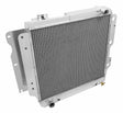 Aluminum Radiator- 3 Row - FB174 for 1989-1990 Ford polished