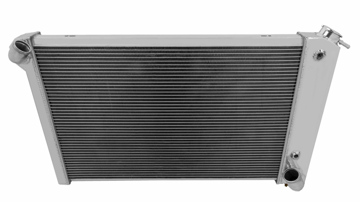 Aluminum Radiator - 3 Row - FB245 for 1969-1972 Chevy Corvette polished