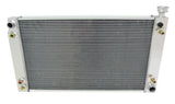 Aluminum Radiator- 3 Row - FB284 for Ford polished