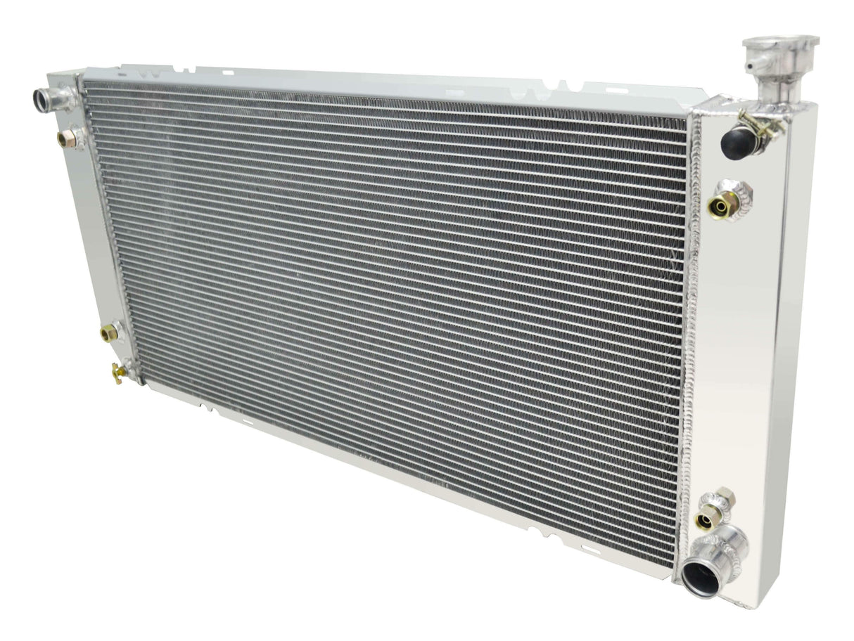 Aluminum Radiator- 3 Row - FB287 for Ford polished