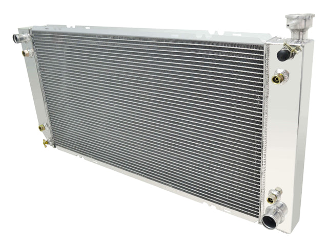 Aluminum Radiator- 3 Row - FB287 for Ford polished