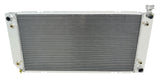 Aluminum Radiator- 3 Row - FB287 for Ford polished
