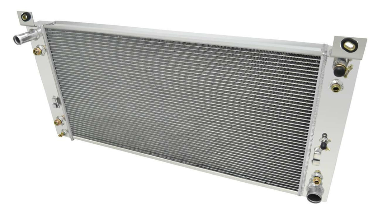 Aluminum Radiator- 3 Row - FB288 for Ford polished