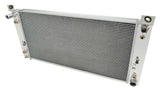 Aluminum Radiator- 3 Row - FB288 for Ford polished