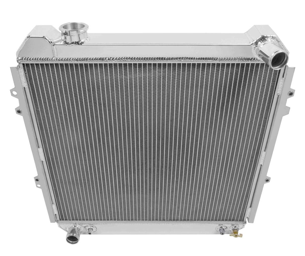 Aluminum Radiator- 3 Row - FB295 for Ford polished