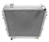 Aluminum Radiator- 3 Row - FB295 for Ford polished