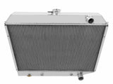 Aluminum Radiator- 3 Row - FB700 for Ford polished