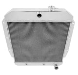 Aluminum Radiator- 4 Row - FB111 for 1956-1957 Chevy polished