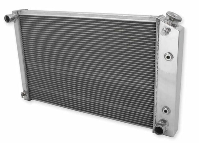 Aluminum Radiator- 4 Row - FB164 for 1975-1976 Chevy Camaro polished