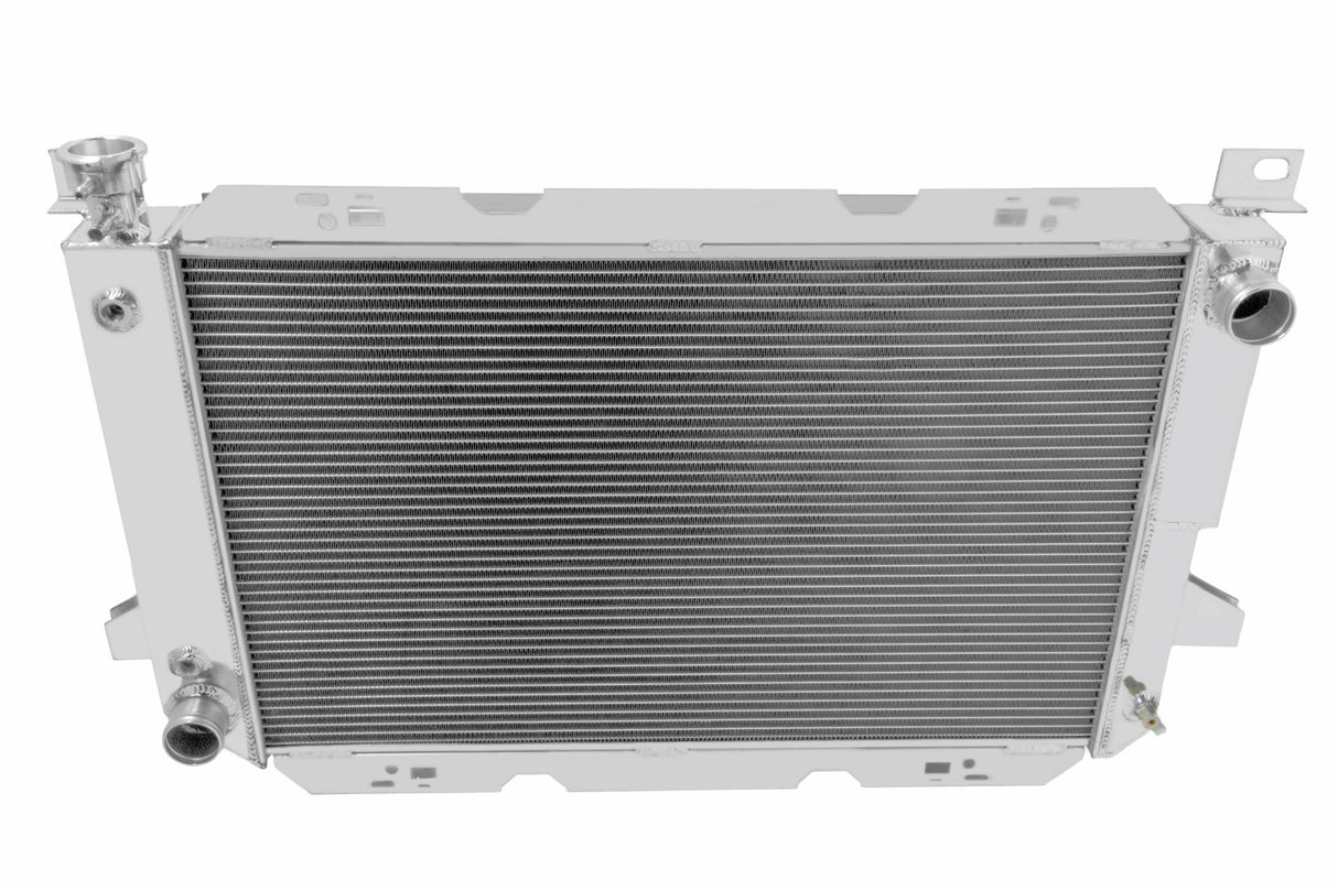 Aluminum Radiator - 4 Row - FB224 for 1988-1997 Ford F-150 polished
