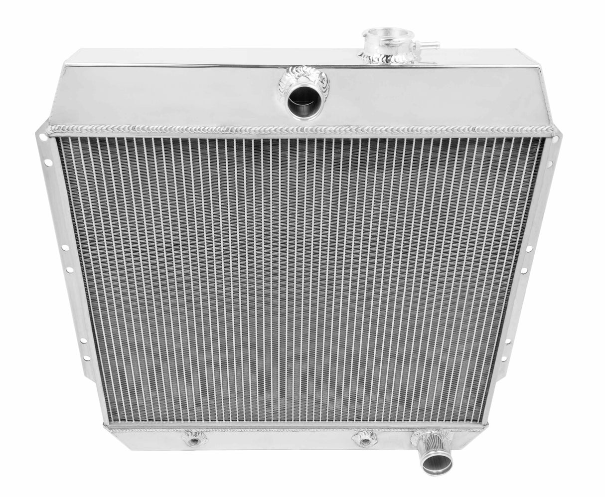 Aluminum Radiator - 4 Row - FB230 for 1953-1954 Chevy Corvette polished
