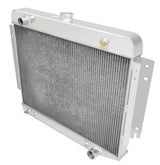 Aluminum Radiator- 4 Row - FB709 for Ford polished