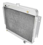 Aluminum Radiator- 4 Row - FB709 for Ford polished
