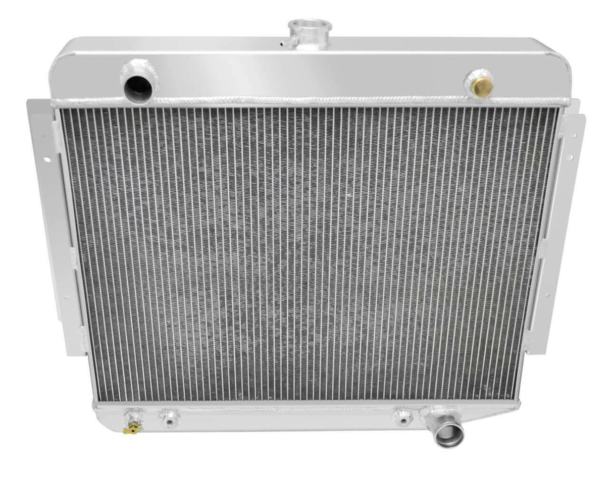 Aluminum Radiator- 4 Row - FB709 for Ford polished