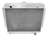 Aluminum Radiator- 4 Row - FB709 for Ford polished