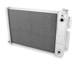 Aluminum Radiator, w/ GM LS Swap- 3 Row - FB301 for 1968-1969 Chevy Chevelle polished